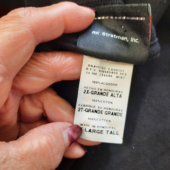 Harley-Davidson Black and Gold Short Sleeve Tee Cincinnati Ohio 2X Tall - Picture 4 of 8